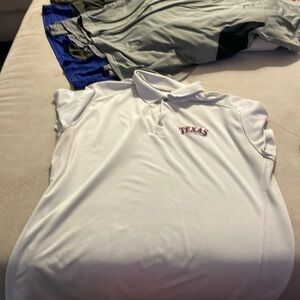 White Nike Texas rangers polo